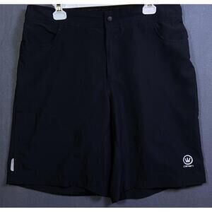 Canari Mens Paramount Baggy Bike Shorts Sz. XXL Black/Elastic Waist/No Padding